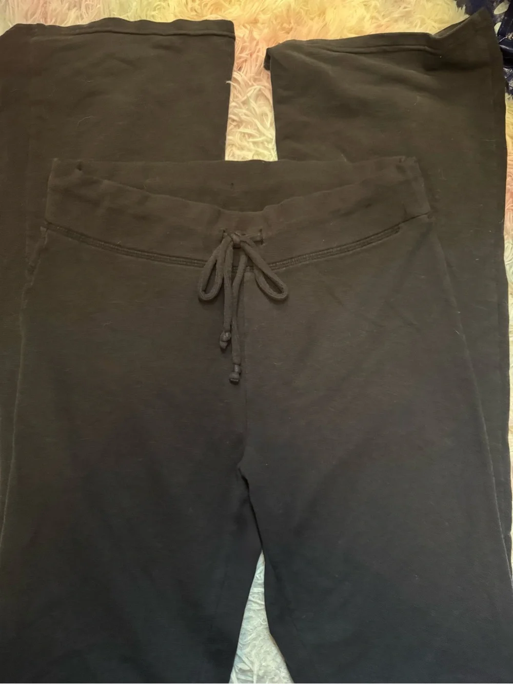 Alo Yoga Sway Bootcut Sweatpants - Black - Size Small